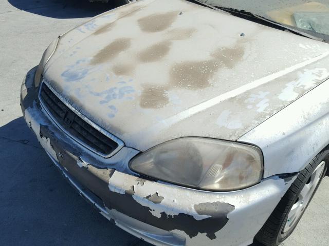 2HGEJ6616YH517897 - 2000 HONDA CIVIC BASE Gümüş foto 9