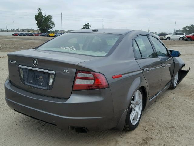 19UUA66218A050018 - 2008 ACURA TL GRAY photo 4