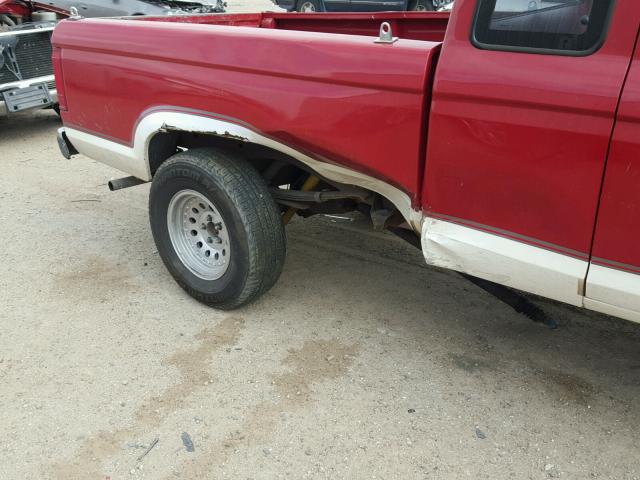 1FTCR15T8JPC14836 - 1988 FORD RANGER SUP RED photo 9