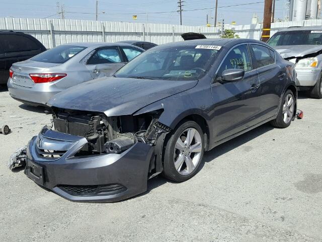 19VDE1F37EE011563 - 2014 ACURA ILX 20 GRAY photo 2