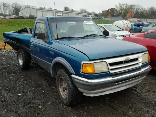 1FTCR11X3PTA54924 - 1993 FORD RANGER GREEN photo 1