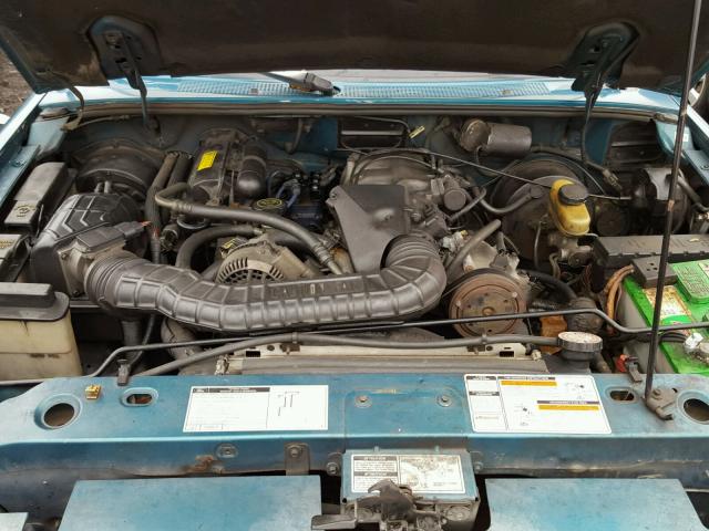 1FTCR11X3PTA54924 - 1993 FORD RANGER GREEN photo 7