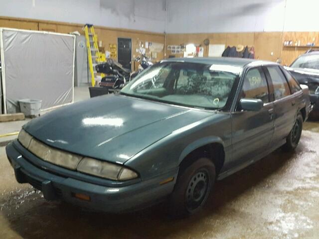 1G2WJ52M6SF343209 - 1995 PONTIAC GRAND PRIX GREEN photo 2