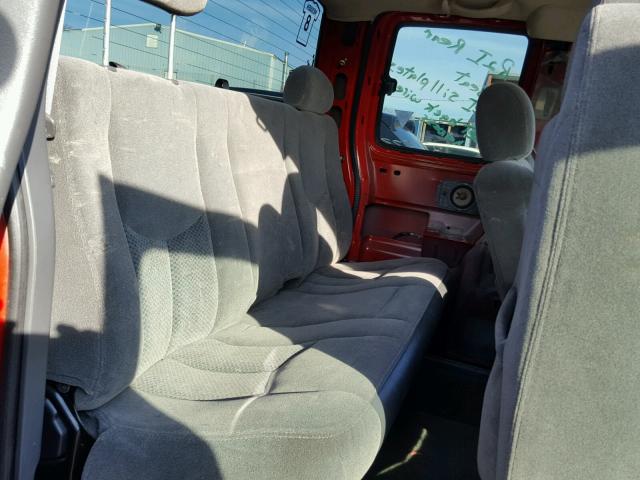 2GCEK19T141299771 - 2004 CHEVROLET SILVERADO RED photo 6