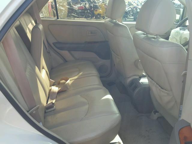 JT6HF10U3X0082480 - 1999 LEXUS RX 300 WHITE photo 6