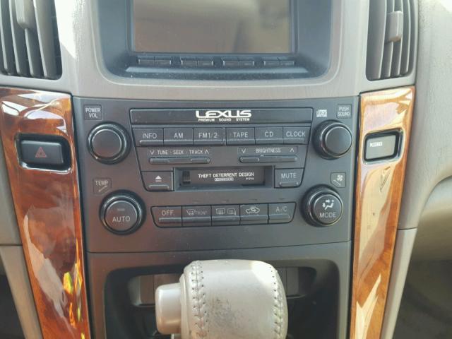 JT6HF10U3X0082480 - 1999 LEXUS RX 300 WHITE photo 9