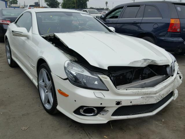 WDBSK71F69F150234 - 2009 MERCEDES-BENZ SL 550 WHITE photo 1