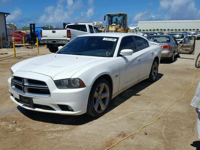 2B3CL5CT1BH571777 - 2011 DODGE CHARGER R/ WHITE photo 2