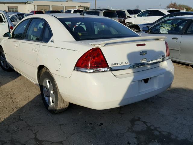 2G1WT58K281376275 - 2008 CHEVROLET IMPALA LT WHITE photo 3