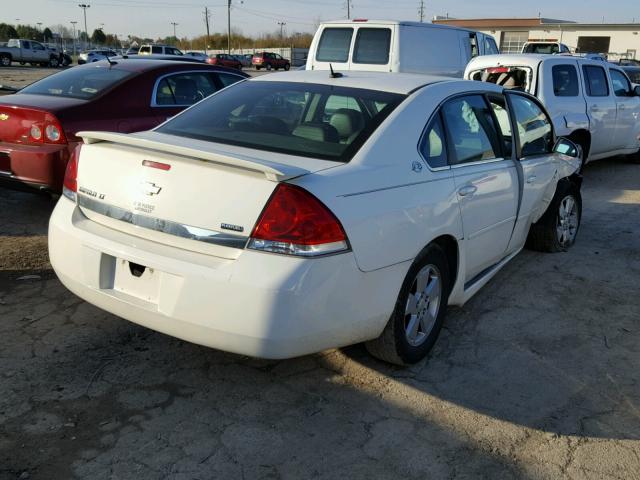 2G1WT58K281376275 - 2008 CHEVROLET IMPALA LT WHITE photo 4