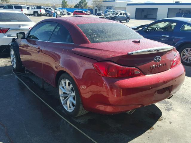 JN1CV6FE8FM810811 - 2015 INFINITI Q60 BASE RED photo 3