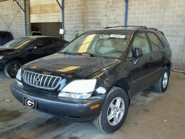 JTJHF10U130294262 - 2003 LEXUS RX 300 BLACK photo 2