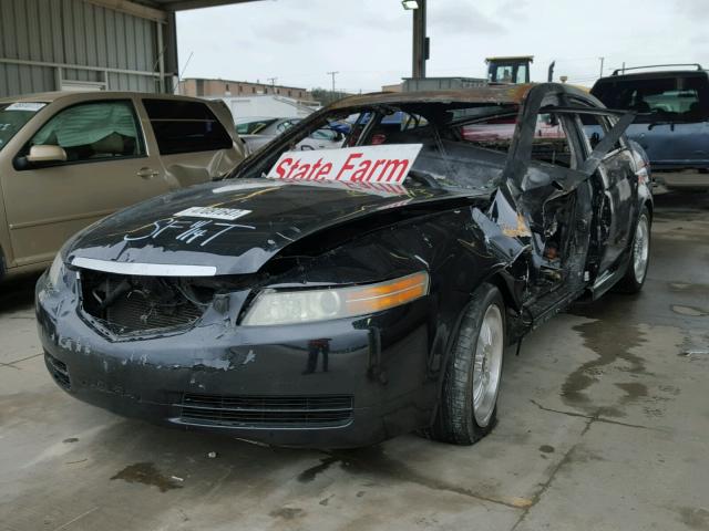 19UUA66205A043413 - 2005 ACURA TL BLACK photo 2