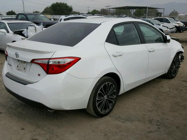 5YFBURHE5EP064355 - 2014 TOYOTA COROLLA L WHITE photo 4