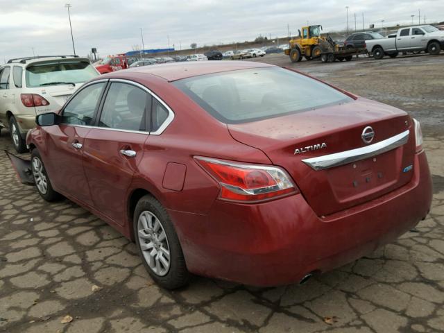 1N4AL3AP2DC190337 - 2013 NISSAN ALTIMA 2.5 BURGUNDY photo 3