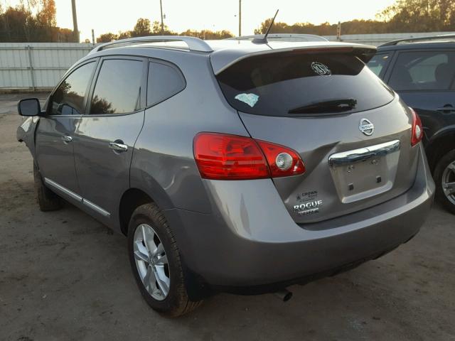 JN8AS5MT4FW666451 - 2015 NISSAN ROGUE SELE GRAY photo 3