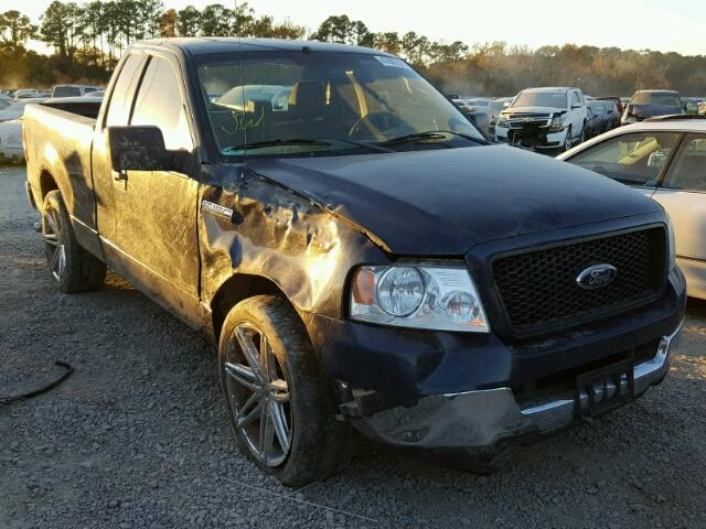 1FTRF12W85NA42830 - 2005 FORD F150 BLUE photo 1