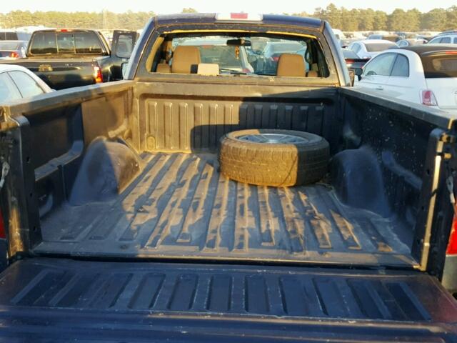 1FTRF12W85NA42830 - 2005 FORD F150 BLUE photo 6