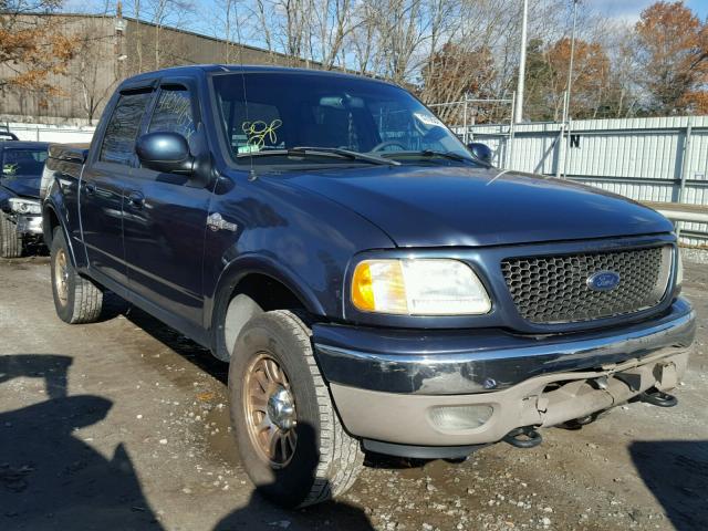 1FTRW08L32KA42772 - 2002 FORD F150 SUPER BLUE photo 1