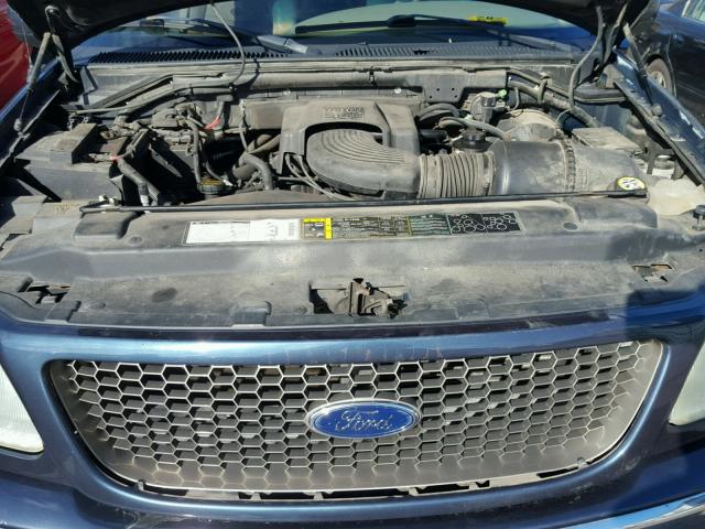 1FTRW08L32KA42772 - 2002 FORD F150 SUPER BLUE photo 7