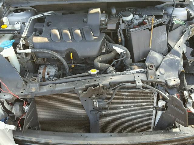 3N1AB6AP9AL638526 - 2010 NISSAN SENTRA 2.0 SILVER photo 7