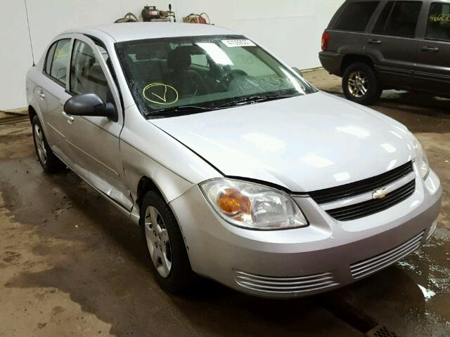 1G1AK52F057587983 - 2005 CHEVROLET COBALT SILVER photo 1