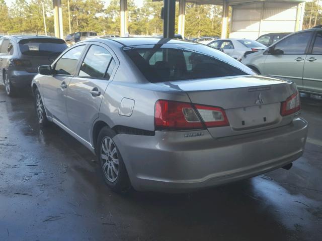 4A32B2FF7CE020499 - 2012 MITSUBISHI GALANT FE SILVER photo 3