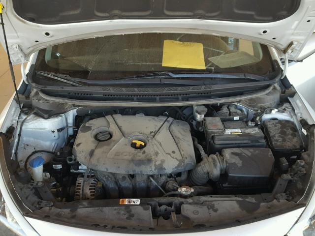 KNAFX4A62E5101435 - 2014 KIA FORTE LX SILVER photo 7