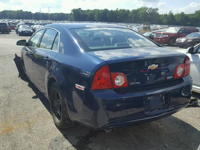 1G1ZA5EU5BF309307 - 2011 CHEVROLET MALIBU LS Mavi foto 3