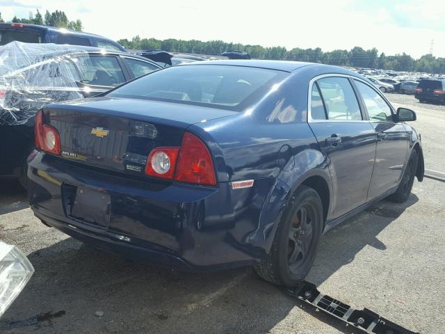 1G1ZA5EU5BF309307 - 2011 CHEVROLET MALIBU LS Mavi foto 4