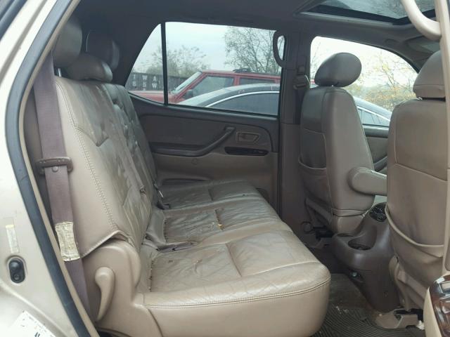 5TDBT44A62S107466 - 2002 TOYOTA SEQUOIA SR GOLD photo 6