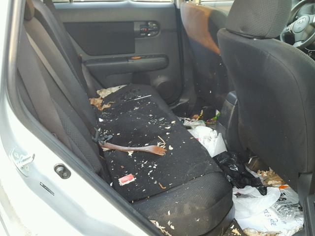 JTLKE50E991078498 - 2009 TOYOTA SCION XB Plata foto 6