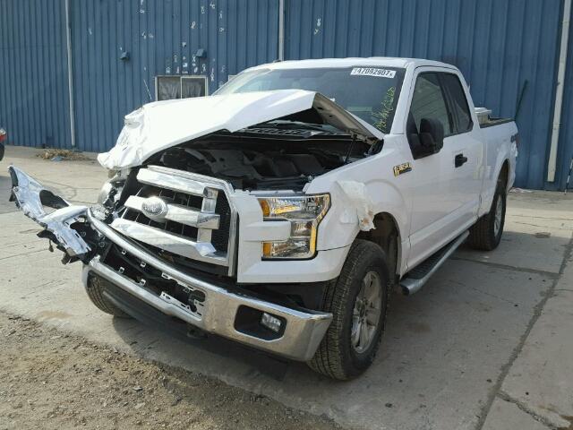 1FTFX1EF5HKC32120 - 2017 FORD F150 SUPER WHITE photo 2