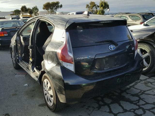 JTDKDTB36F1106736 - 2015 TOYOTA PRIUS C BLACK photo 3