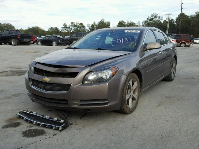 1G1ZC5EU5CF317242 - 2012 CHEVROLET MALIBU 1LT GRAY photo 2