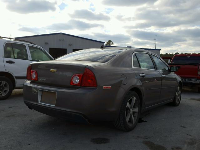 1G1ZC5EU5CF317242 - 2012 CHEVROLET MALIBU 1LT GRAY photo 4