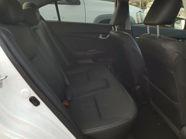 19XFB2F97FE219771 - 2015 HONDA CIVIC EXL WHITE photo 6
