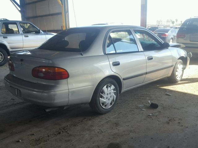 1Y1SK52852Z402383 - 2002 CHEVROLET GEO PRIZM 银色 照片 4