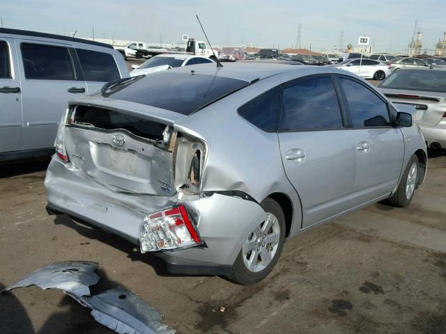 JTDKB20U263143136 - 2006 TOYOTA PRIUS SILVER photo 4