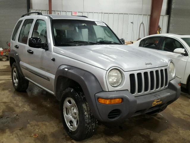1J4GL48K72W281419 - 2002 JEEP LIBERTY SP SILVER photo 1