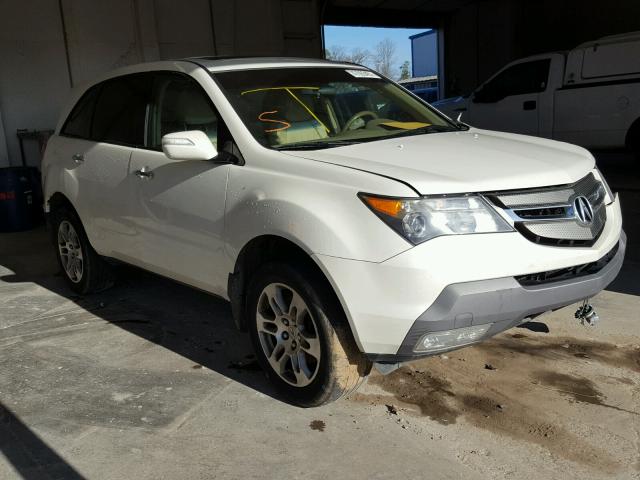 2HNYD28207H533300 - 2007 ACURA MDX WHITE photo 1