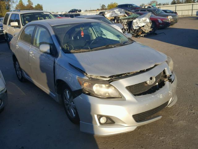 2T1BU40EX9C033008 - 2009 TOYOTA COROLLA BA SILVER photo 1