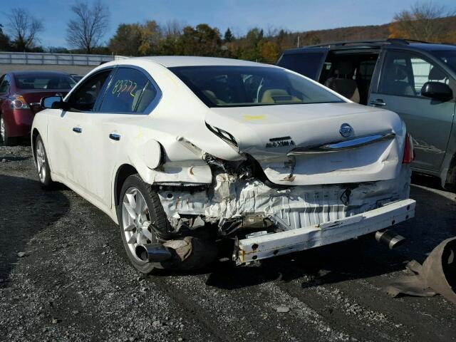 1N4AA5AP4BC861912 - 2011 NISSAN MAXIMA S WHITE photo 3