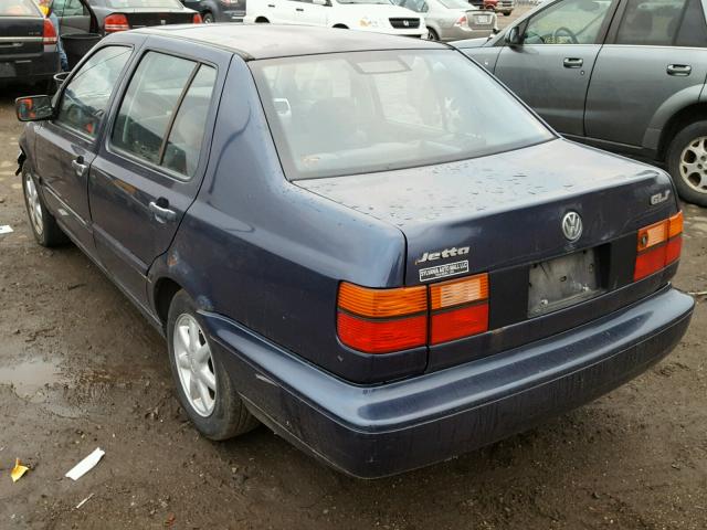 3VWSA81H4VM118644 - 1997 VOLKSWAGEN JETTA GLS BLUE photo 3