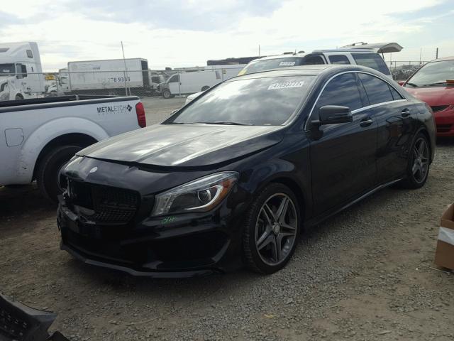 WDDSJ4EB0FN170903 - 2015 MERCEDES-BENZ CLA 250 BLACK photo 2