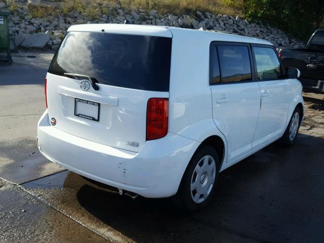 JTLKE50E781049435 - 2008 TOYOTA SCION WHITE photo 4