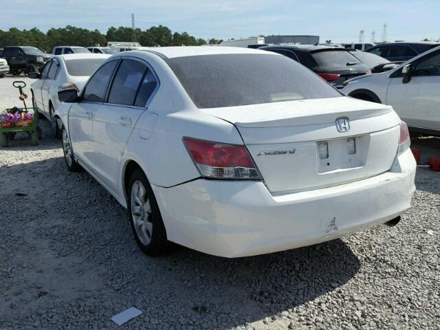 1HGCP26759A068716 - 2009 HONDA ACCORD EX WHITE photo 3