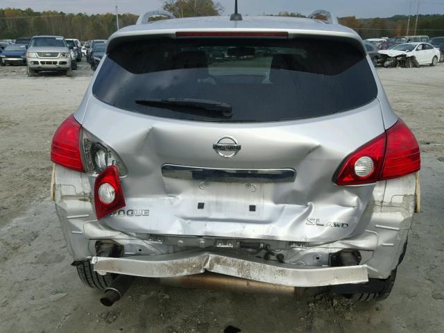 JN8AS5MV2BW665357 - 2011 NISSAN ROGUE S SILVER photo 9