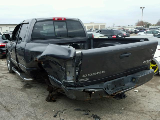 1D7HU18Z83S137976 - 2003 DODGE RAM 1500 S GRAY photo 3