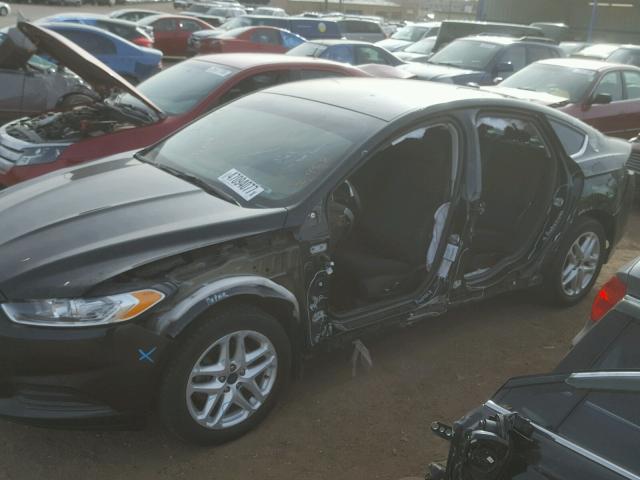 3FA6P0H73GR118129 - 2016 FORD FUSION SE BLACK photo 9